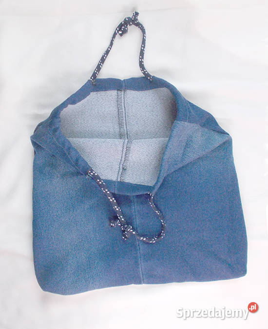 dżinsowa torba na zakupy mocna torba A4 eko 32cm zachodniopomorskie Szczecin