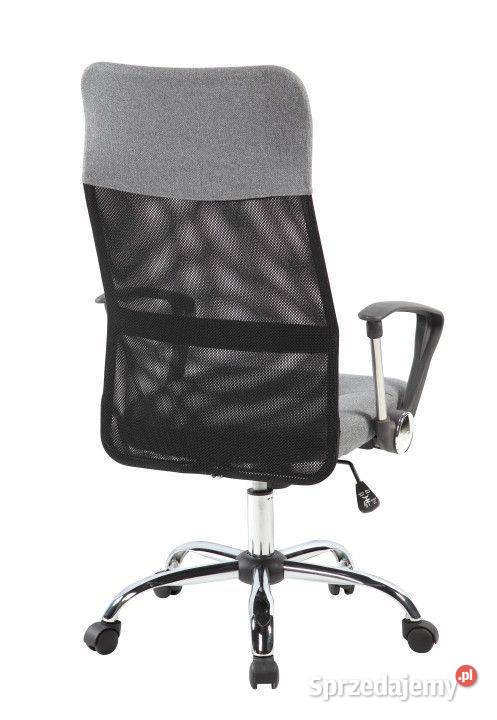 Fotel obrotowy biurowy chromowane nogi wysokie Bielsk Podlaski