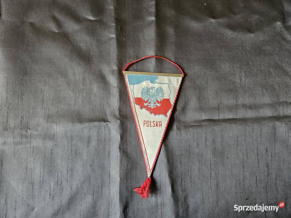 Proporczyk z okresu PRLu 2 Warszawa