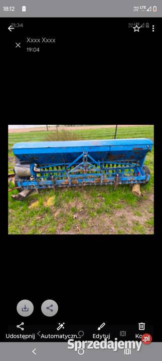 Siewnik Fiona 3m nieuszkodzony