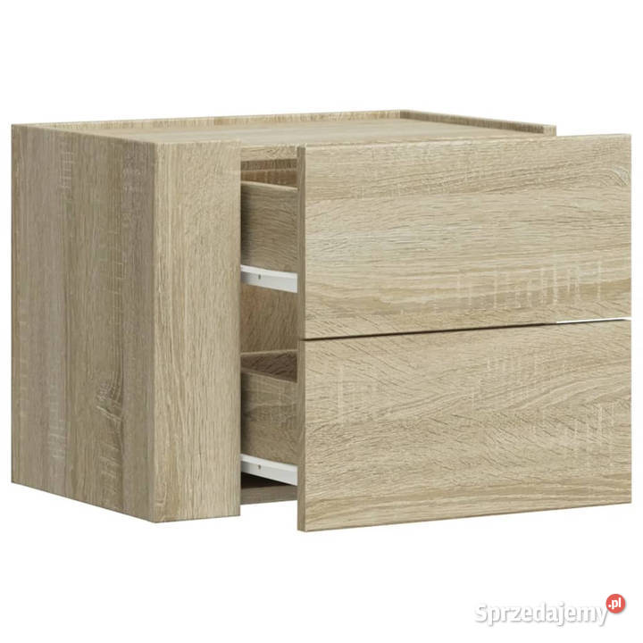 Wisząca szafka nocna dąb sonoma 45x30x35 Nocne Warszawa