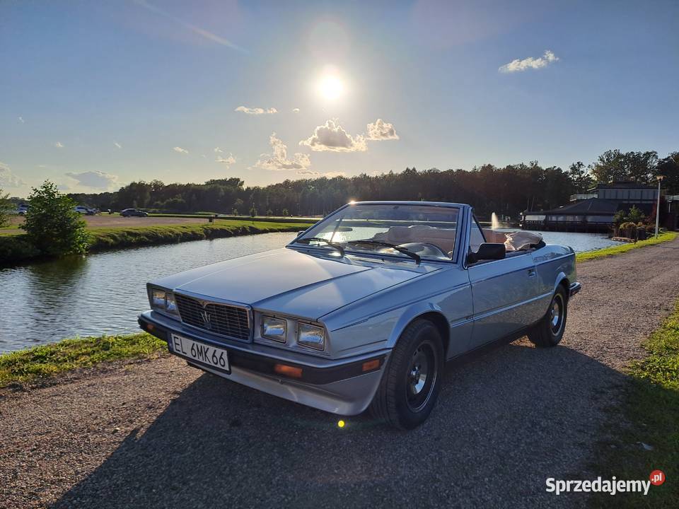 Maserati Biturbo Spyder Zagato 12 mil Oryginalny Łódź