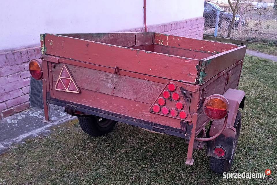 Przyczepka samochodowa SAM lekka 1429642 burtowe Lubiąż