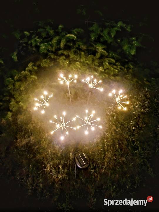 Nowa Lampka solarna LED 6główkowe kwiatki Blachownia sprzedam