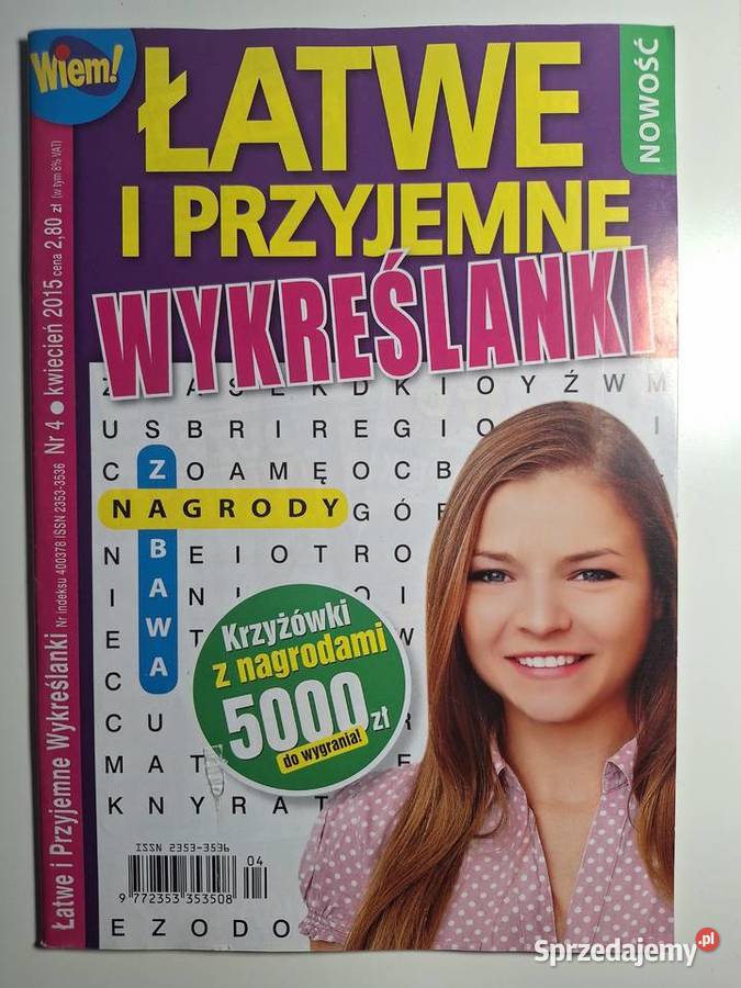 Łatwe I Przyjemne Wykreślanki Czasopismo Z mazowieckie Warszawa