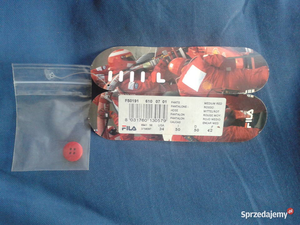 spodnie FILA SCUDERIA FERRARI rozmiar I50 D50 Chełm