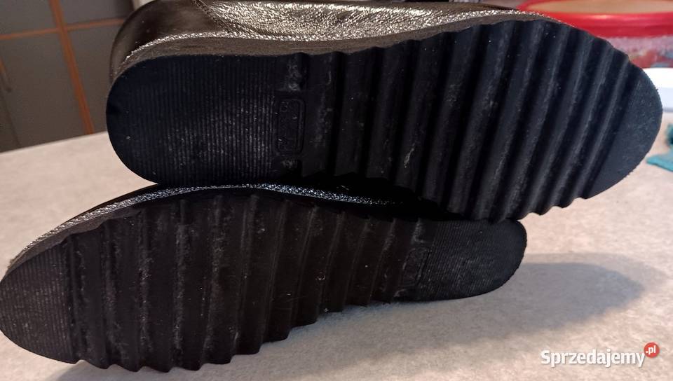 VENEZIA mokasyny skórzane na koturnie 24cm Opole sprzedam