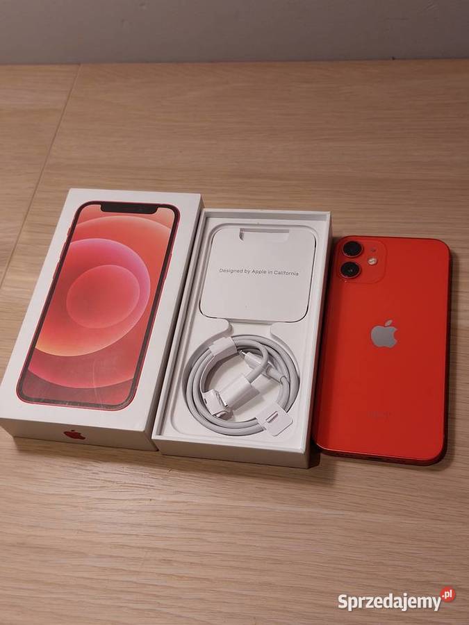iPhone 12 mini 64GB 78 Czerwony mazowieckie Warszawa