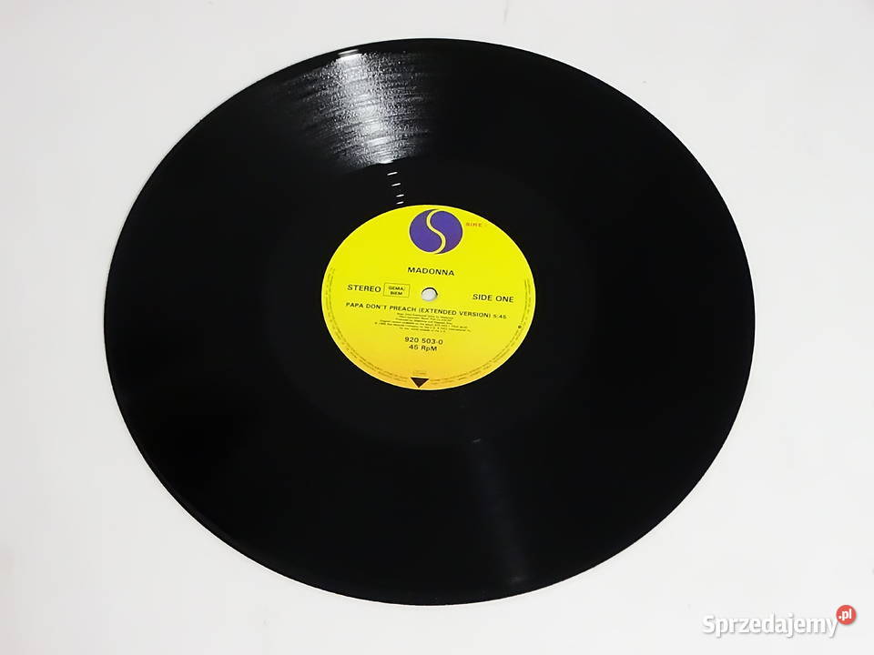 Madonna Papa Dont Preach Extended Version winyl pop lubelskie Biłgoraj