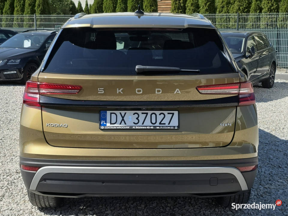 koda Kodiaq 20 TDi 193 4x4 2024 DSG7 19 łopatki zmiany biegów Wrocław