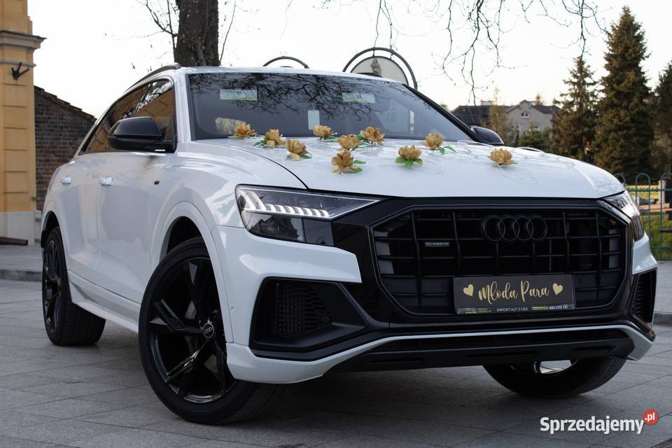 Audi Q8 30 TFSI 420 Biały Niski Przebieg Zamiana aluminiowe felgi Przeworsk sprzedam