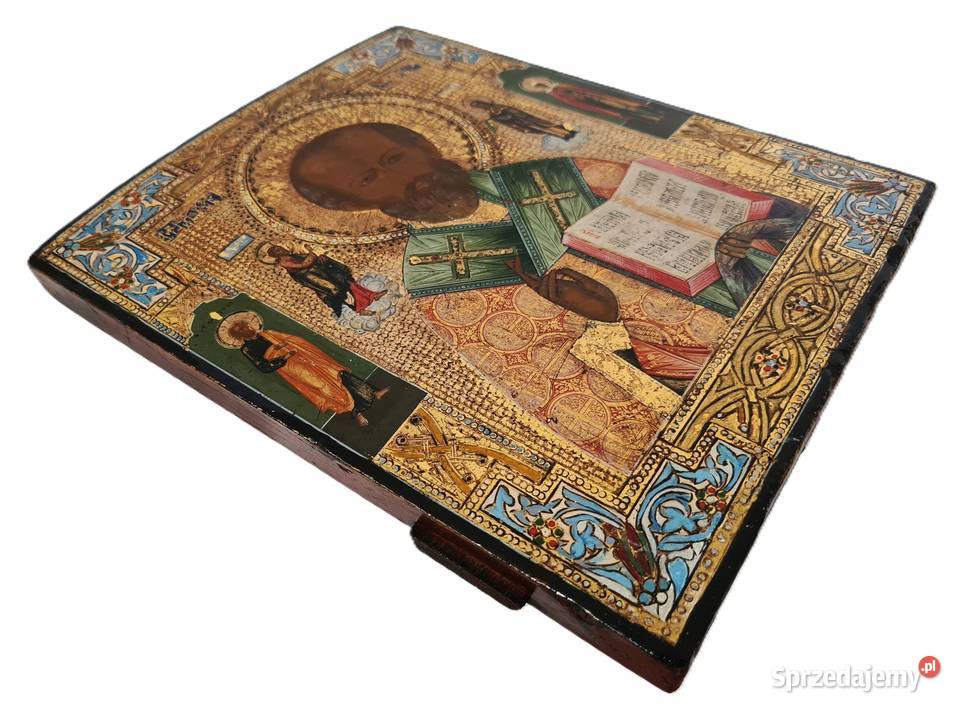 Ikona Święty Mikołaj z Miry Cudotwórca 0113 Warszawa