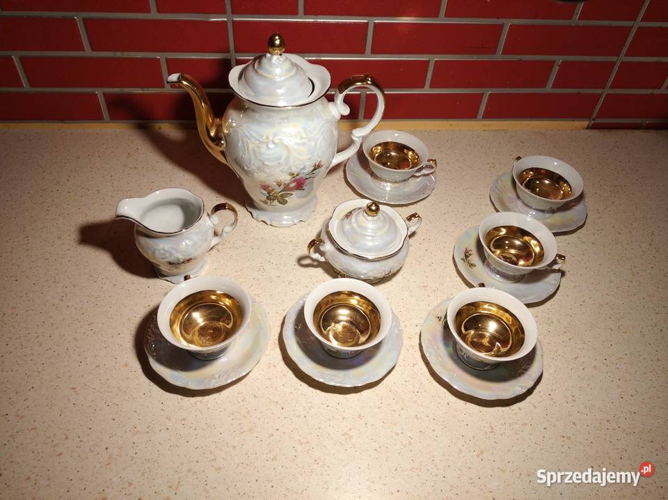 Zestaw kawowy porcelana Wawel Wrocław