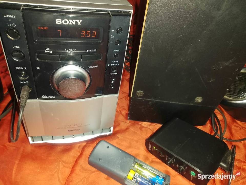 Mini wieża Sony HCDEH10 z głosnikami Sony Audio dolnośląskie