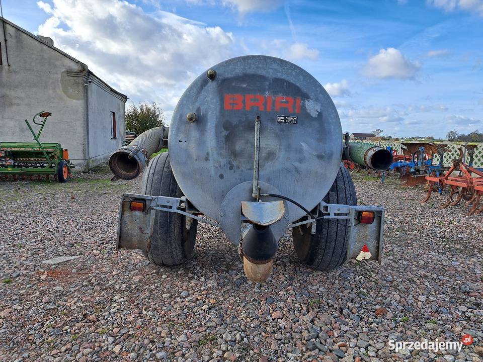 Beczkowóz BRIRI 6000 beczka asenizacyjna nieuszkodzony