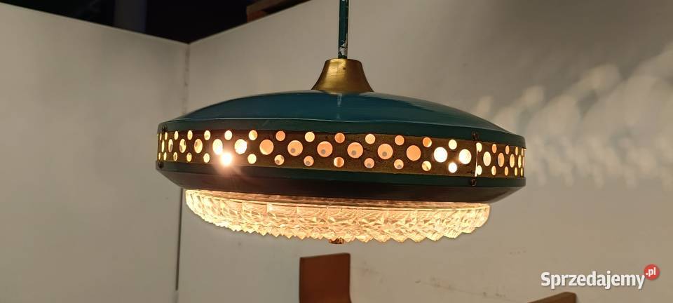lampa wisząca żyrandol UFO LDlB BRATYSLAVA lata