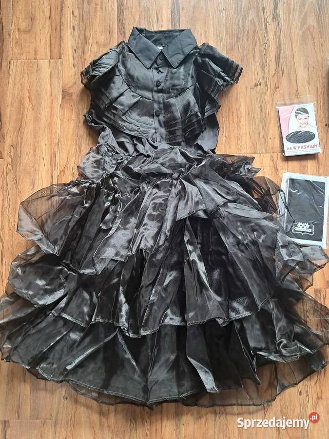 nowy strój Wednesday Addams na wzrost 130 Sandomierz