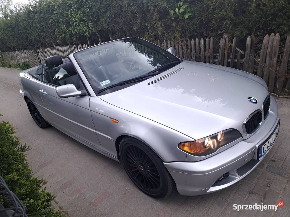Bmw e46 cabrio 20i 2006r zadbana zamiana nieuszkodzony Wójcin