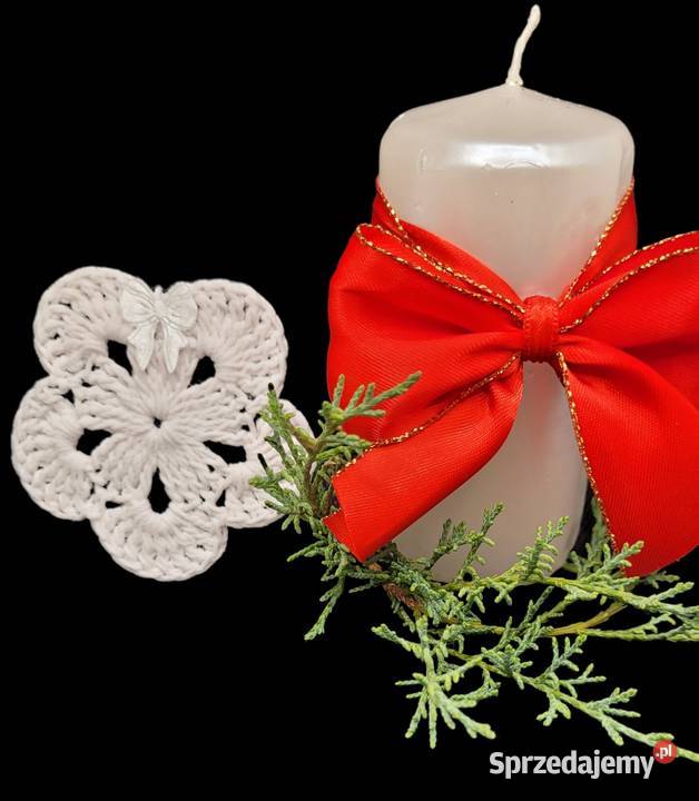 Zawieszki choinkowe kwiatuszki 6 Krzywaczka