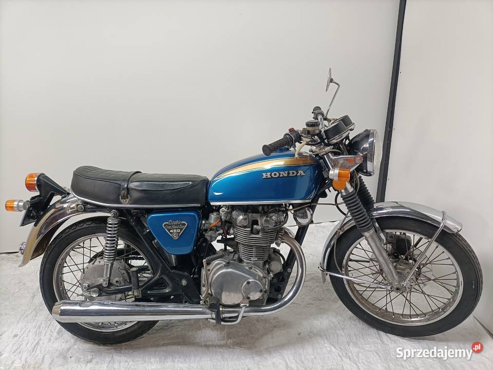 Honda CB 450 Zarejestrowana 1972r nieuszkodzony Padniewko sprzedam