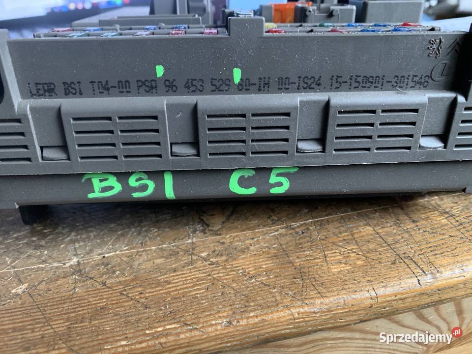BSI CITROEN C5 96453529 Układ elektryczny wielkopolskie Margonin