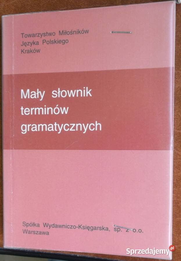 Mały słownik terminów gramatycznych