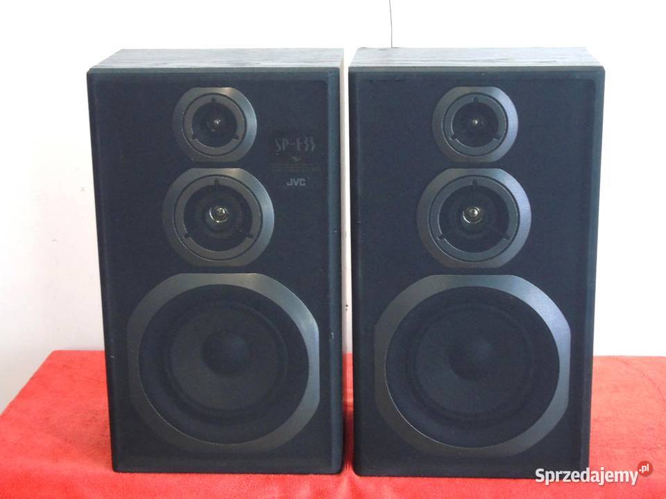 Kolumny stereo JVC SPE35 Belgia 2x 80 wat 8 ohm Elektronika Jasło sprzedam