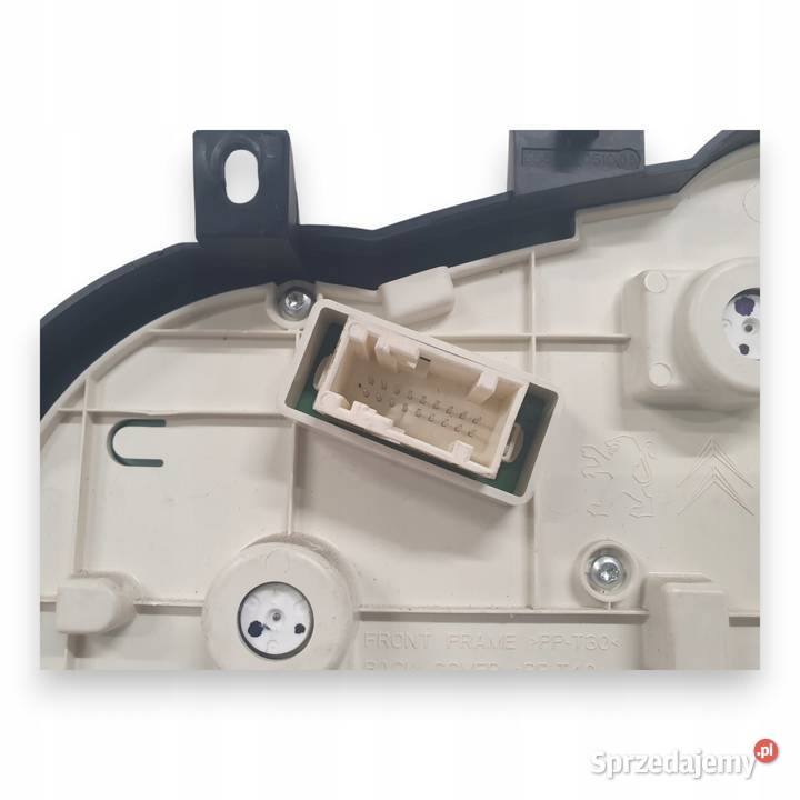 LICZNIK ZEGARY 9666636980 Peugeot 206 14 8V osobowe Części samochodowe Chełm