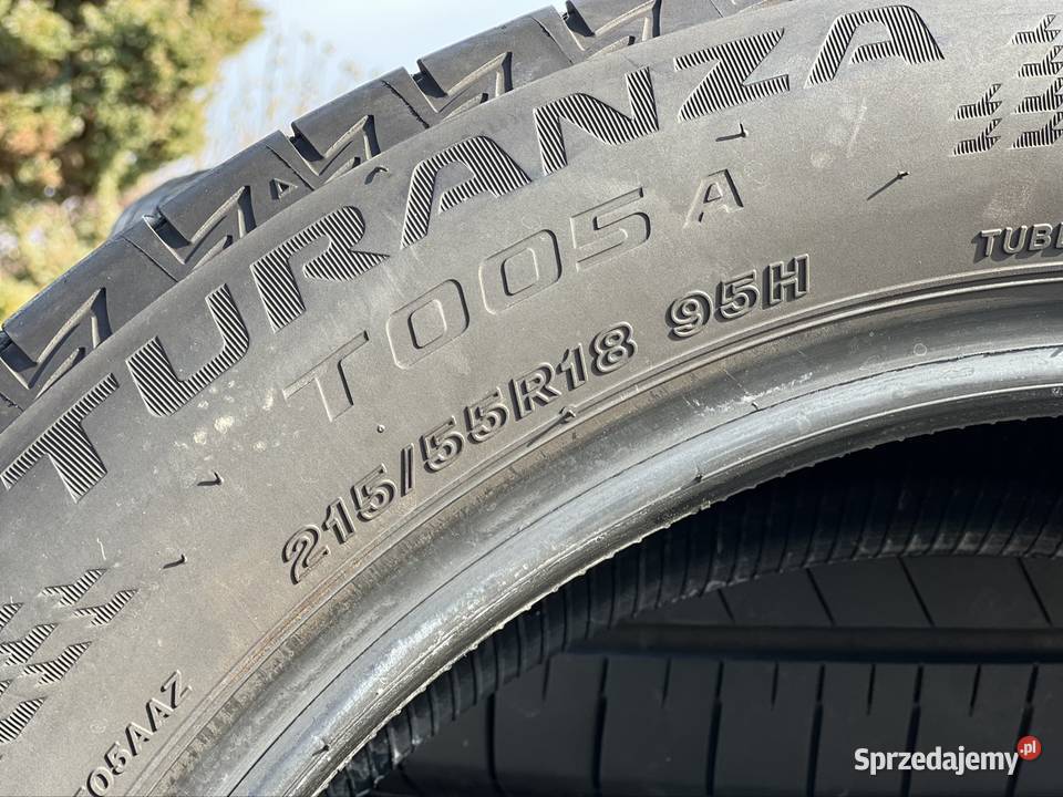 Opony Bridgestone Turanza T005A 21555 R18 nowe Połomia