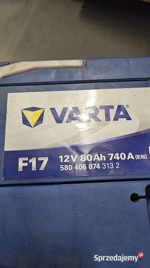Akumulator varta f17 80Ah 740a p kujawsko-pomorskie