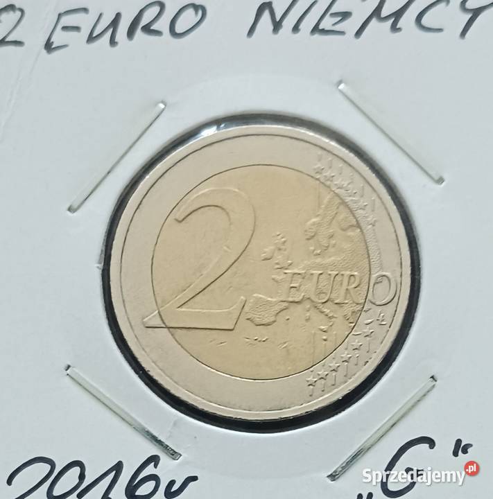 2 Euro Niemcy 2016 r men G Konin sprzedam