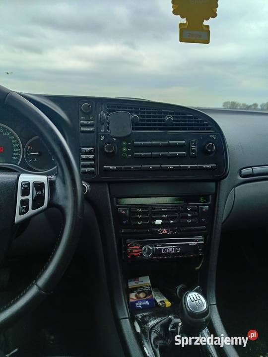 Saab 93 19TiD 162 2006r srebrny Poznań
