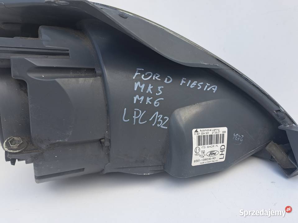 FORD FIESTA MK 6 LIFT LAMPA PRZÓD PRZEDNIA LEWA osobowe wielkopolskie Słowikowo