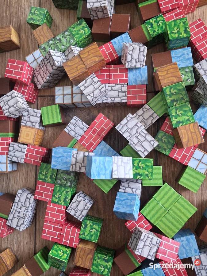 Klocki Minecraft 100 magnetyczne nowe Lublin