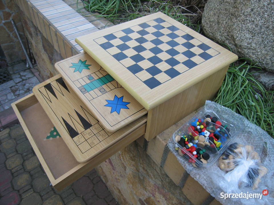 Szachy zestaw 4 gier Szczecin