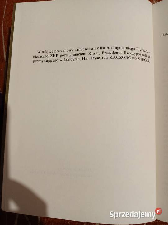 Harcmistrz Rzeczpospolitej Stanisław Sedlaczek Poznań sprzedam