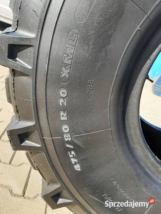 2x Opona używana rolnicza 47580R20 MICHELIN XML Zaścianki
