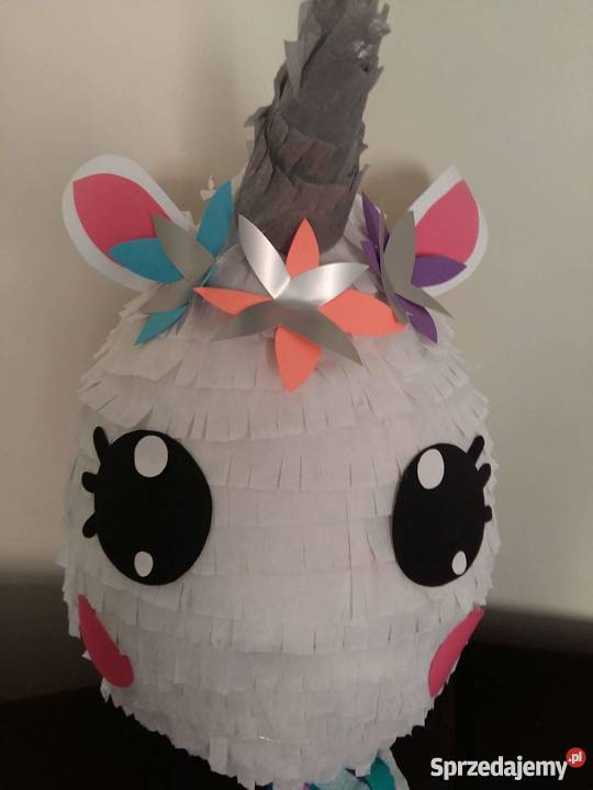 Piniata jednorożec xl cukierek urodziny pinata Ruda Śląska sprzedam