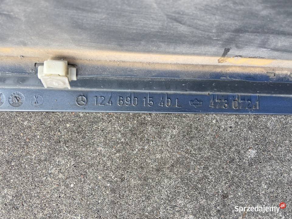 Listwa Maskownica Nakładka Drzwi Mercedes E 124 listwy boczne Maszewo sprzedam