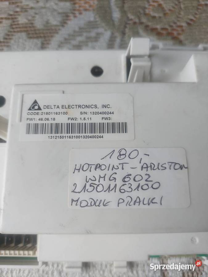 HOTPOINT ARISTON WMG602 21501163100 MODUŁ PRALKI