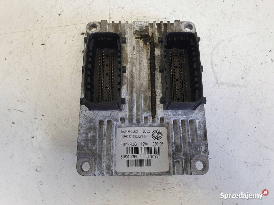 Fiat Grande Punto 14 16V STEROWNIK SILNIKA Komputery Rudka