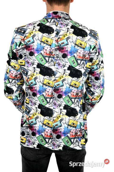 GIOVANNI PERA Marynarka Męska D616 Muzyczna Ostrów Wielkopolski