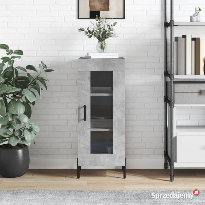 Szafka szarość betonu 345x34x90 materiał Warszawa