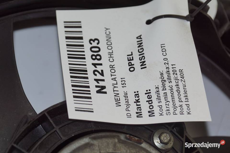 13223018 INSIGNIA A WENTYLATOR CHŁODNICY Lipno