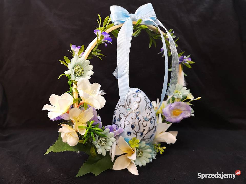 Stroik wielkanocny stojący na kole Kielce