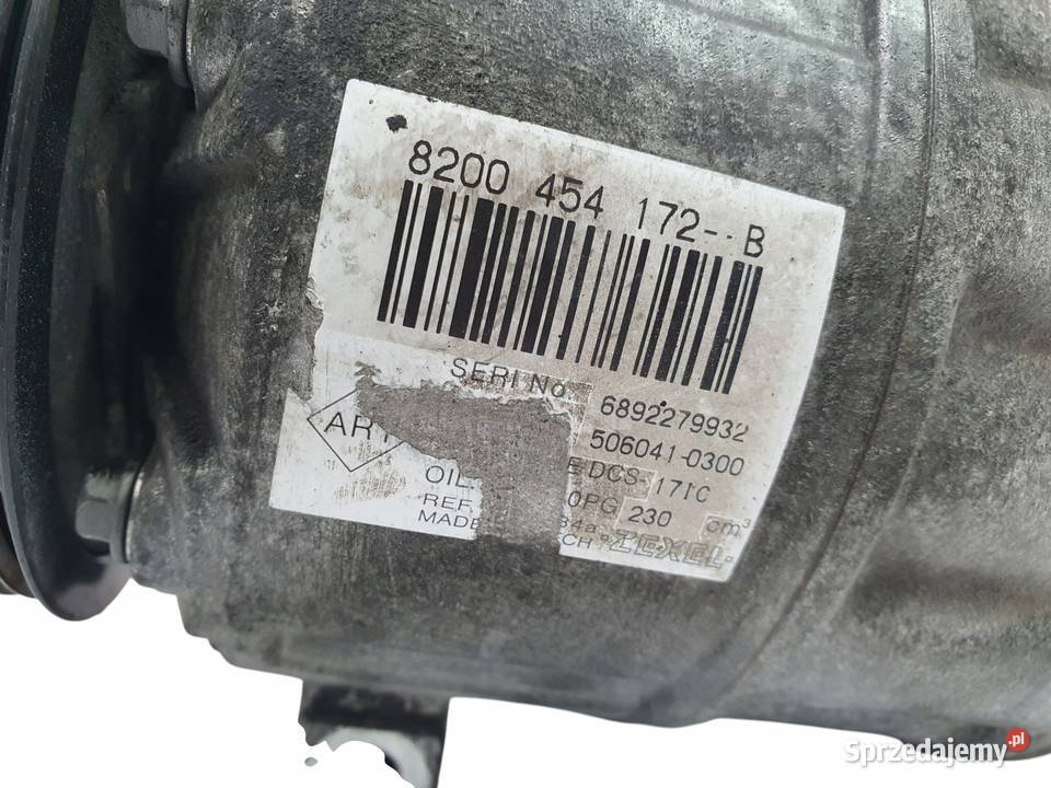 SPRĘŻARKA KLIMATYZACJI Renault Trafic Opel lubelskie sprzedam