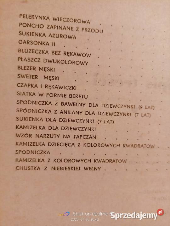 Roboty szydełkowe książki Warszawa księgarnia