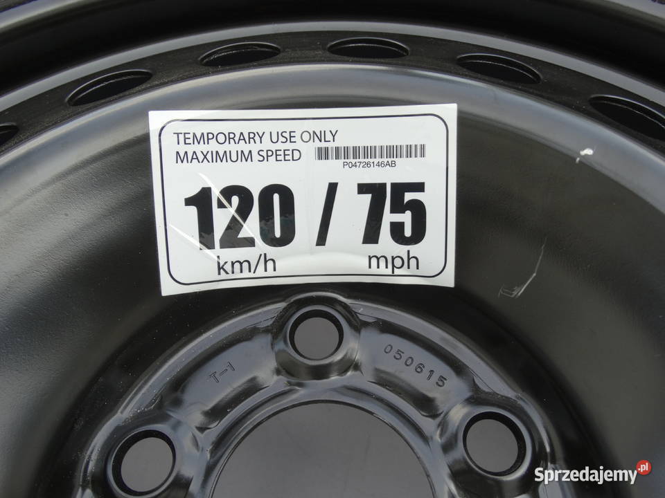 JEEP CHEROKEE V KL KOŁO DOJAZDOWE ZAPASOWE 17 Łosieniec