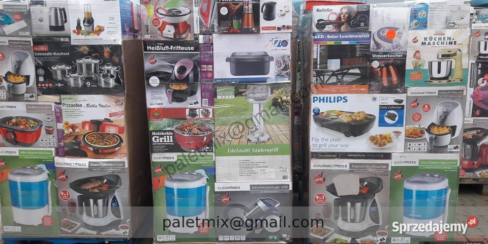 Paleta AGD hurtowo Mix paleta ABC okazja sprzęt Kraków