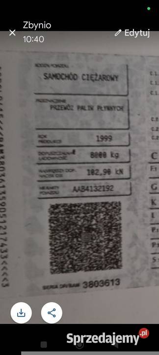 Autocysterna Mercedes Atego 1517 Chełmża